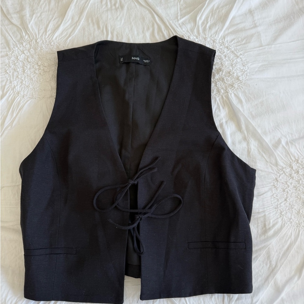 Mango Black Sleeveless Vest